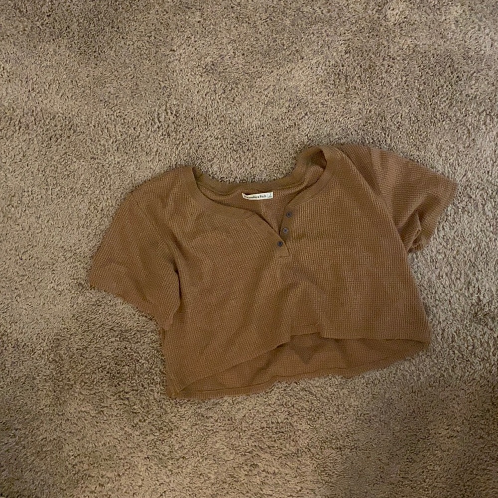 COPY - Crop waffle tee